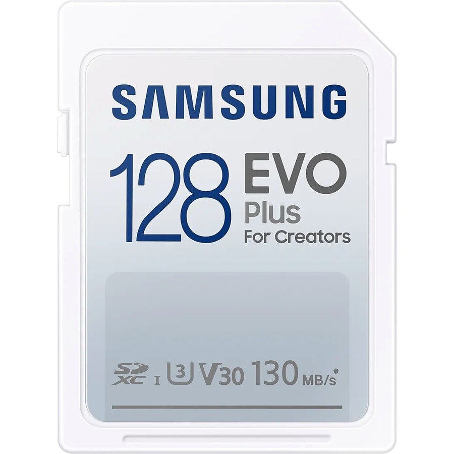 Samsung EVO Plus MB-SC128K 128 GB Class 10/UHS-I (U3) V30 SDXC