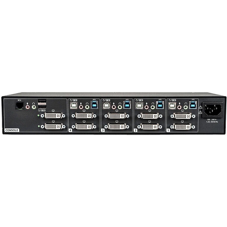 Vertiv Avocent SV340 Desktop KVM Switch | 4 Ports | DVI-I | USB | Dual Monitor