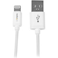 StarTech.com 1m (3ft) White Apple® 8-pin Lightning Connector to USB Cable for iPhone / iPod / iPad