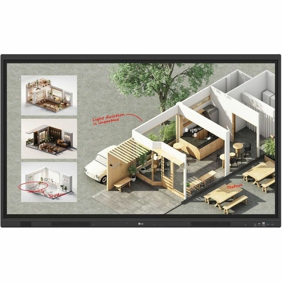 LG CreateBoard 55TR3DQ-B 55" 4K UHD LCD Collaboration Display