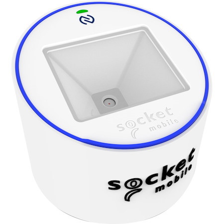 Socket Mobile SocketScan S370 Retail, Hospitality, Transportation Barcode Scanner - Wireless Connectivity - White - USB Cable Included