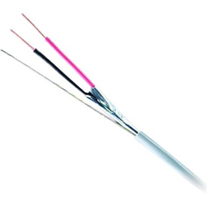 Genesis 22 AWG 2P STR Shielded Plenum, Natural, 1000 ft. Pull Box