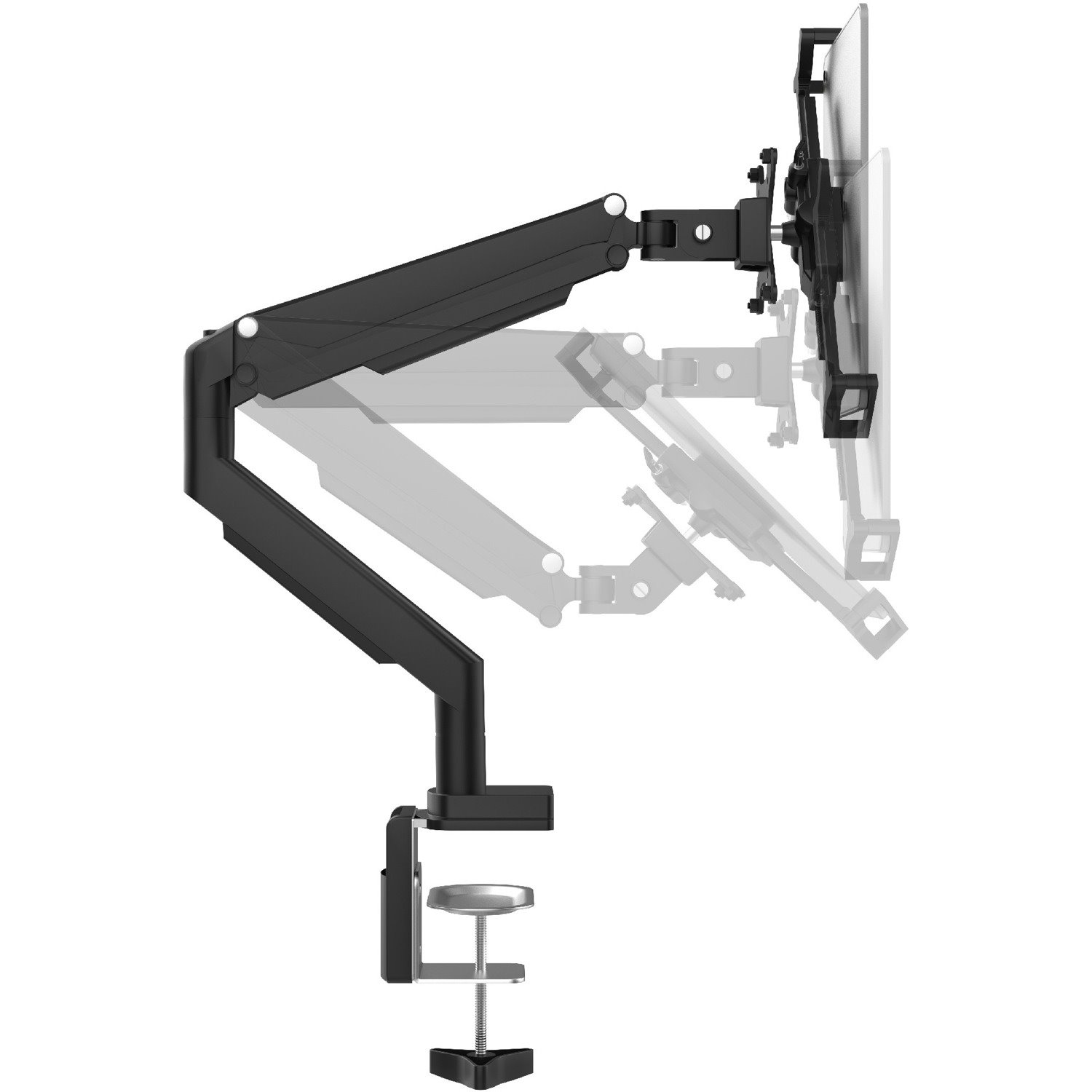 CTA Digital Security Clamp Mount w/ Universal Holder & Full Cable Management