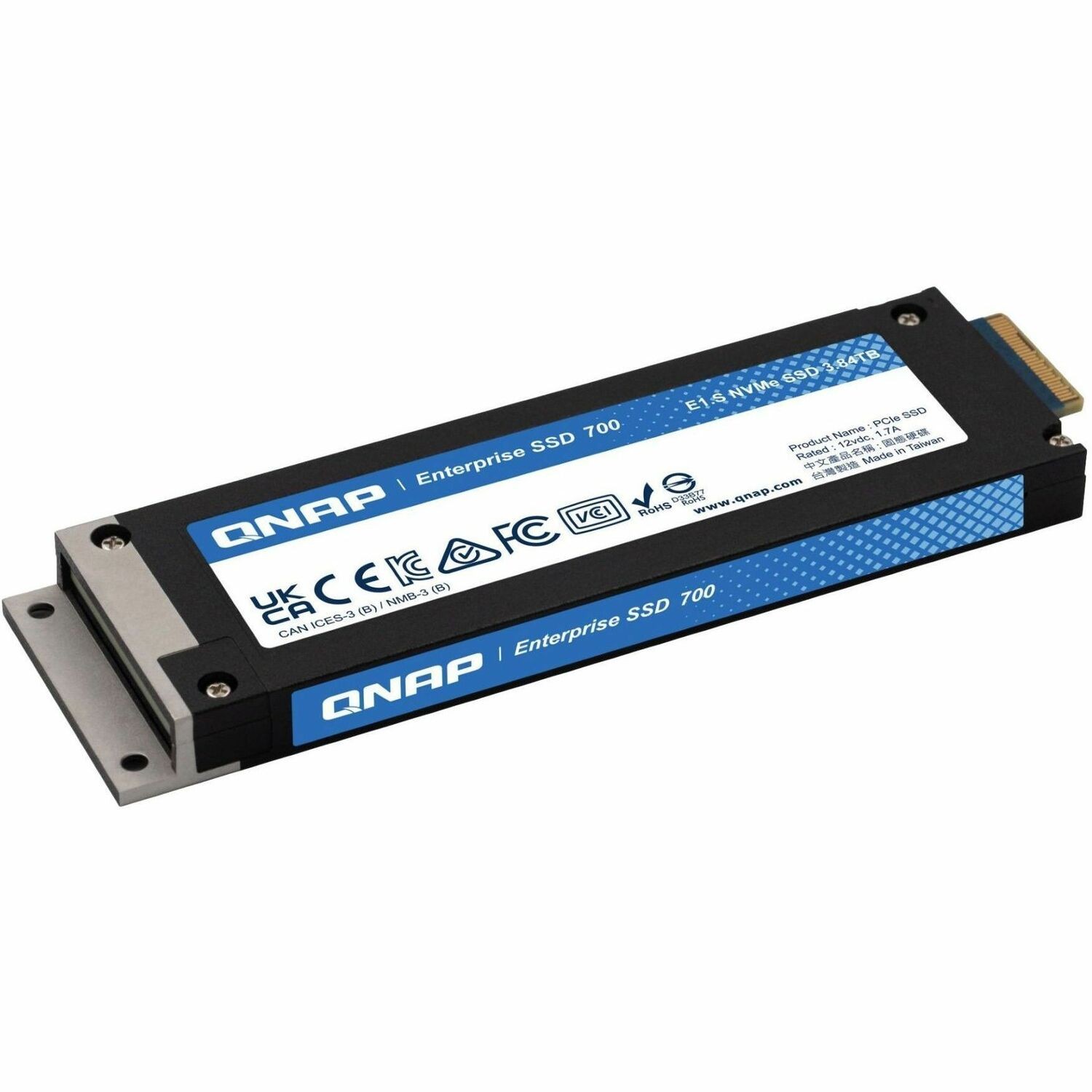 QNAP Enterprise 700 1.92 TB Solid State Drive - Internal - PCI Express NVMe (PCI Express NVMe 4.0 x4)