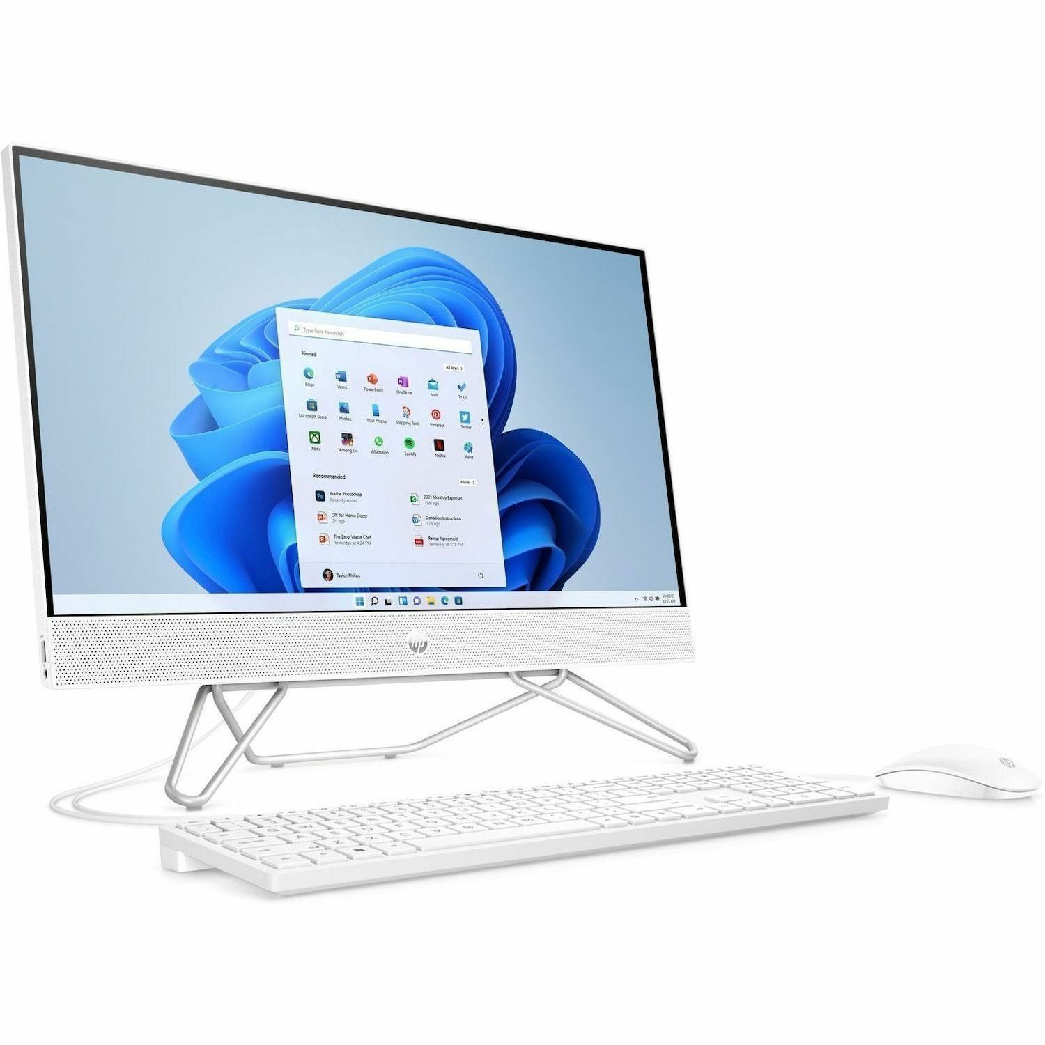 HP 24-cb1000 24-cb1039 All-in-One Computer - Intel Core i5 12th Gen i5-1235U - 8 GB - 512 GB SSD - 23.8" Full HD - Desktop - Starry White