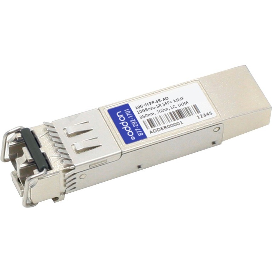 AddOn Brocade&reg; (Formerly) 10G-SFPP-SR Compatible TAA 10GBase-SR SFP+ Transceiver (MMF, 850nm, 300m, LC, DOM)