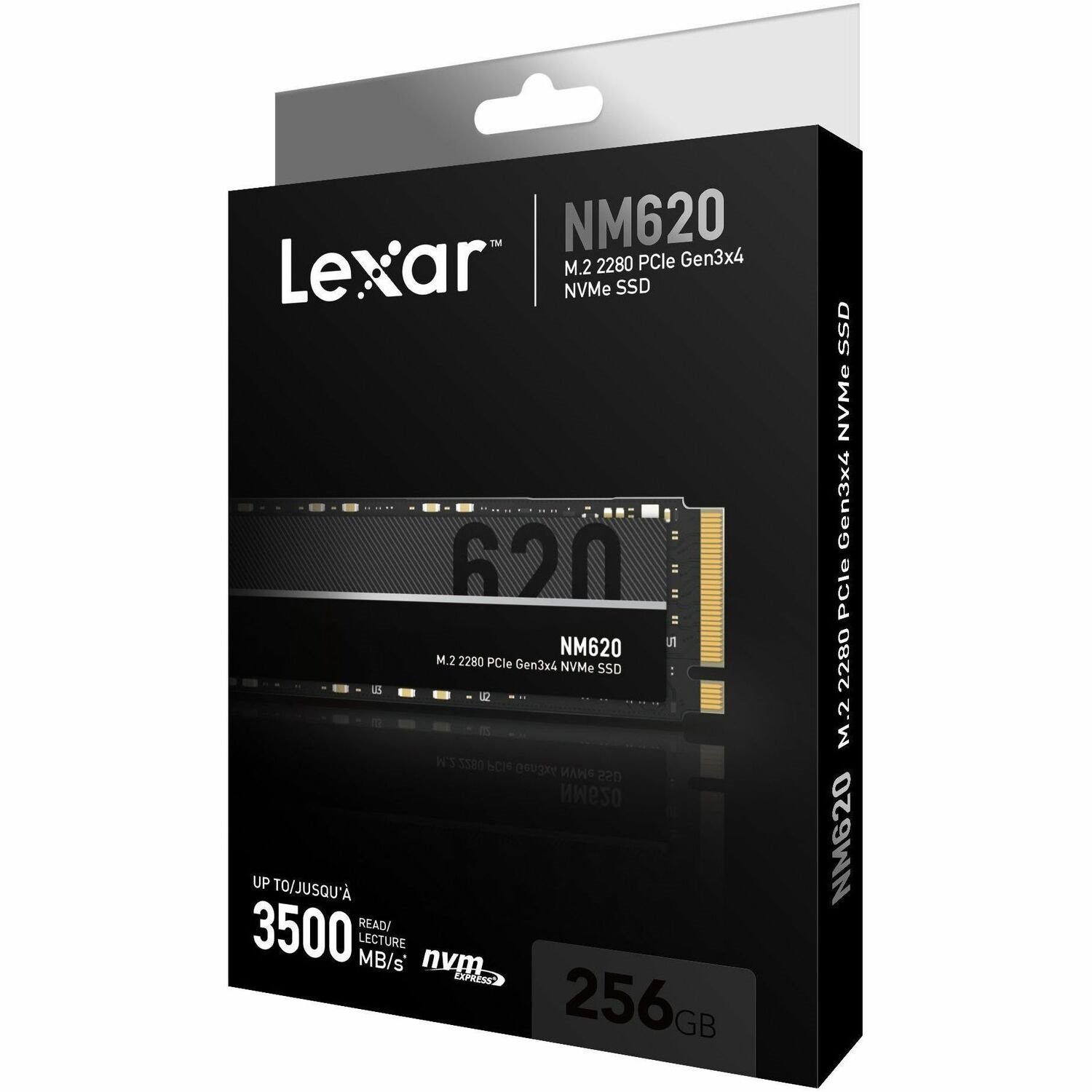 Lexar NM620 256 GB Solid State Drive - M.2 2280 Internal - PCI Express NVMe (PCI Express NVMe 3.0 x4)