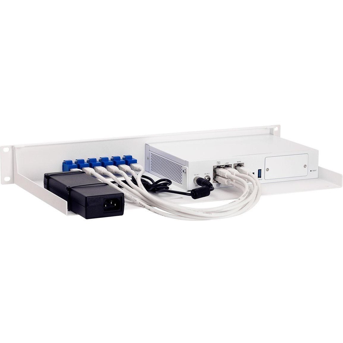 RACKMOUNT.IT Rack Mount for Network Equipment - Signal White