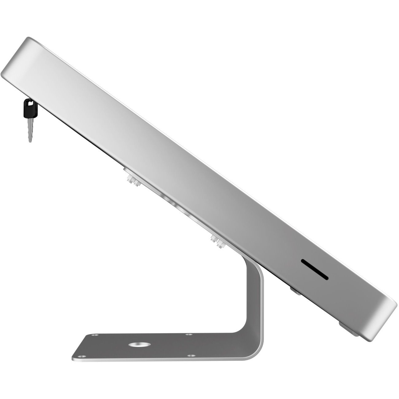 CTA Digital Curved Stand/Wall Mount w/ Security Enclosure for iPad Gen 7-10 & More