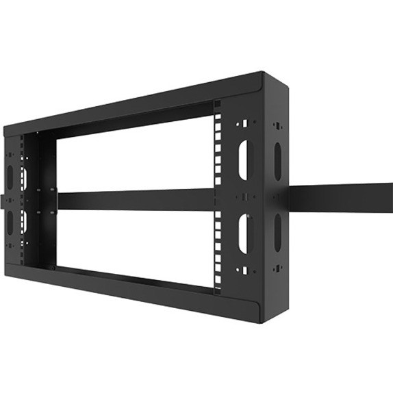 C2G 8RU Q-Series Overhead Cable Pathway Rack - Black (TAA Compliant)