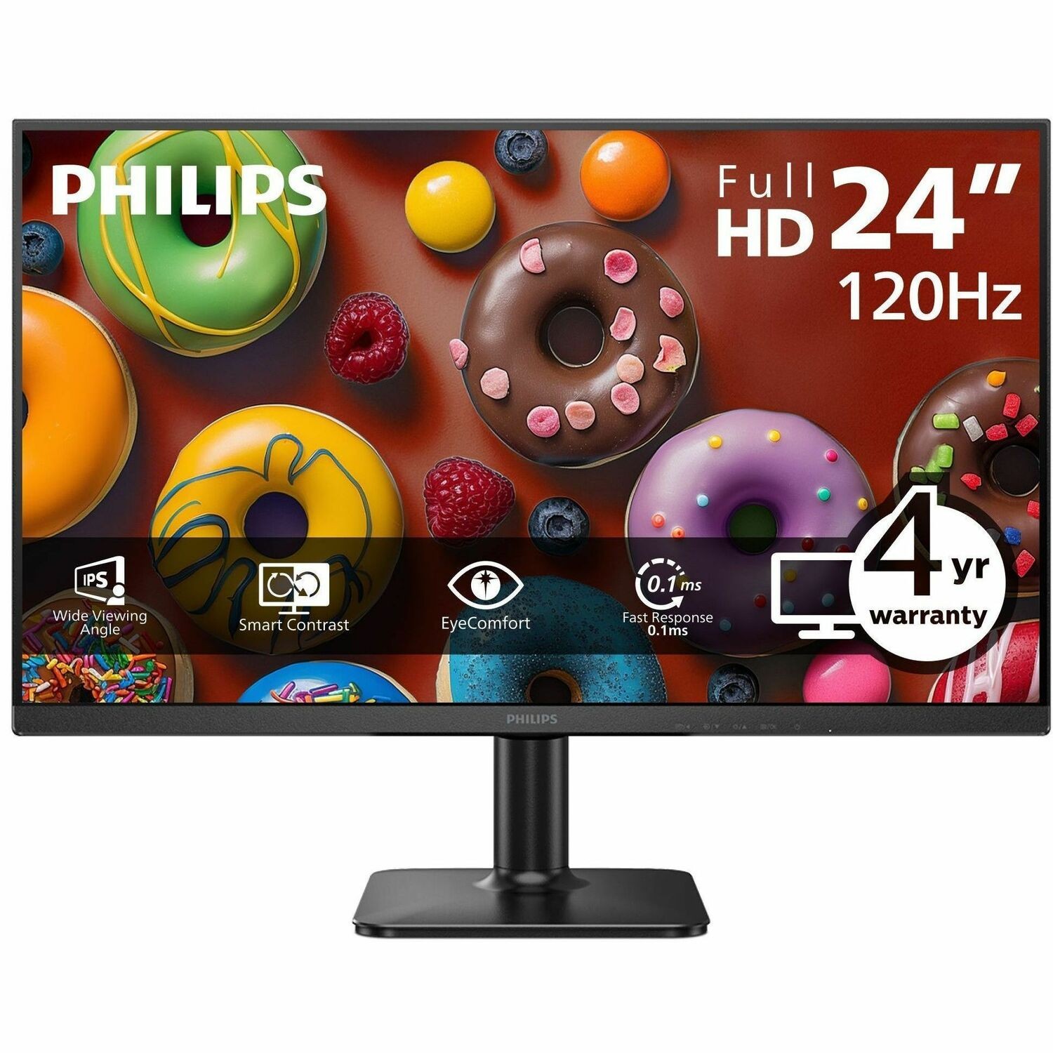 Philips 24E2n2100s - LCD Monitor - Flat - 1920 X 1080 - 23.8Inch - 4MS Response Time - 1