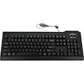 Seal Shield Silver Seal SSKSV207 Keyboard - Cable Connectivity - USB Interface - English (US) - Black