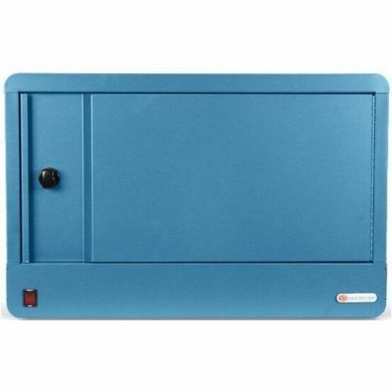 Bretford 16X Cube Micro Station, Padlock, Pre-Wired Usb-C, SKY