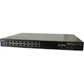 Managed Hardened Gigabit Ethernet PoE+ Rack Mountable Switch 16 10/100/1000Base-T PoE+ Ports + 4 100/1000Base-X SFP Slots + 2 1G/10GBase-X SFP+ Slots