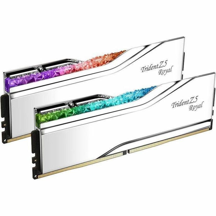 G.SKILL Trident Z5 Royal RAM Module for Motherboard - 64 GB (2x32 GB) - RGB - DDR5-6000/PC5-48000 DDR5 SDRAM - 6000 MHz - CL28 - 1.40 V