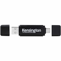 Kensington 32 GB USB Type A, USB Type C Flash Drive - Black