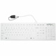 Seal Shield Seal Silk Pro SWK104 Keyboard - Cable Connectivity - USB Interface - White