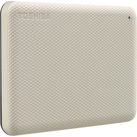 Toshiba Canvio Advance HDTCA40EW3CA 4 TB Portable Hard Drive - 2.5" External - Light Beige