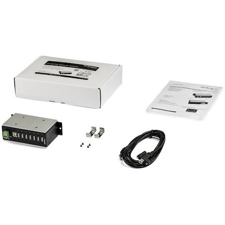 StarTech.com 7-Port Industrial USB 2.0 Hub with ESD Protection & 350W Surge Protection