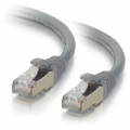 C2G-7ft Cat6 Snagless Shielded (STP) Network Patch Cable - Gray