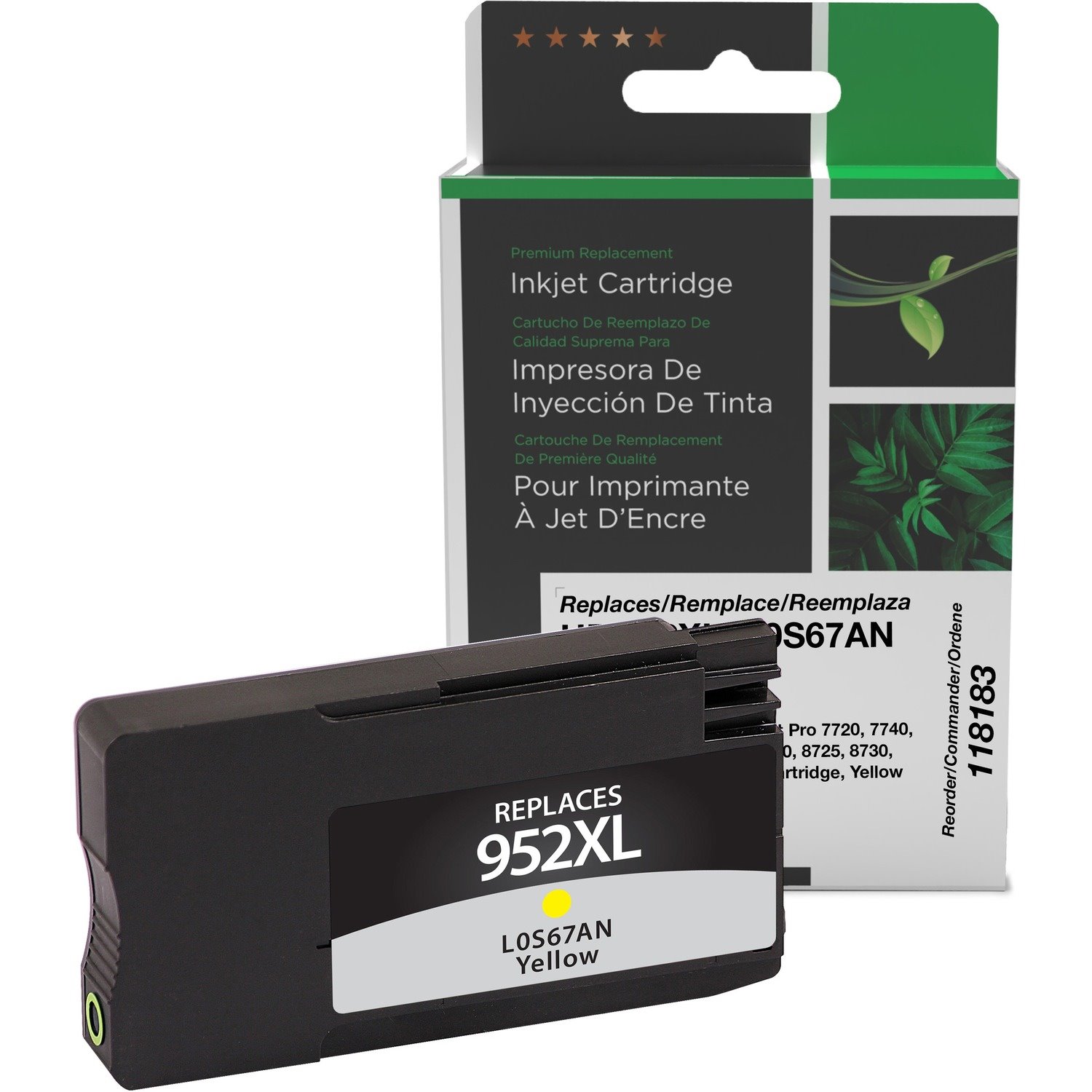 Clover Imaging Remanufactured High Yield Yellow Ink Cartridge for HP 952XL (L0S67AN)