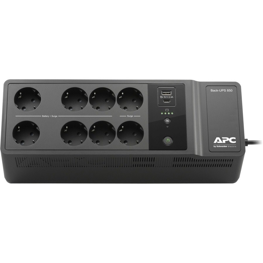 APC by Schneider Electric Back-UPS Standby UPS - 850 VA/520 W