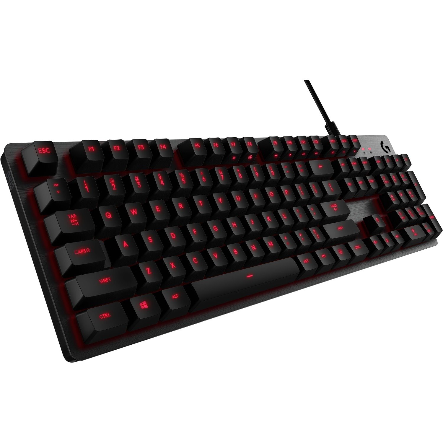 Logitech G413 Keyboard - Cable Connectivity - USB 2.0 Interface - Finnish, Norwegian, Danish, Swedish - Carbon