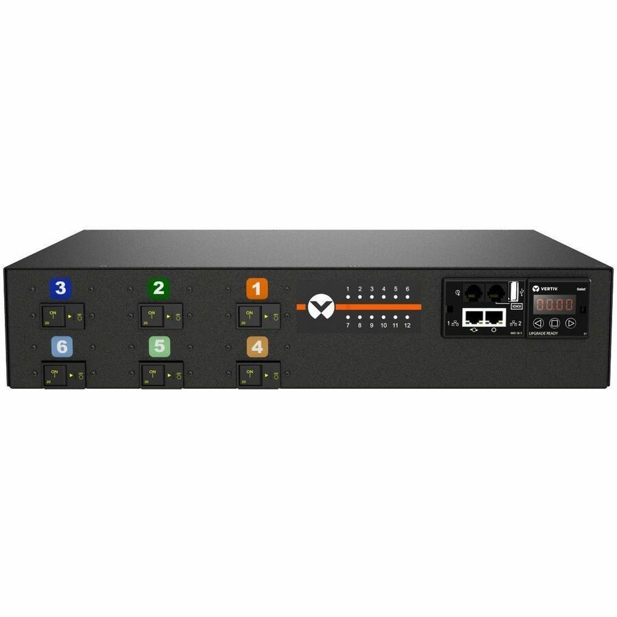 Vertiv Geist rPDU MNU3EDR6-12CF18-6PS15B0H10-S 12-Outlets PDU