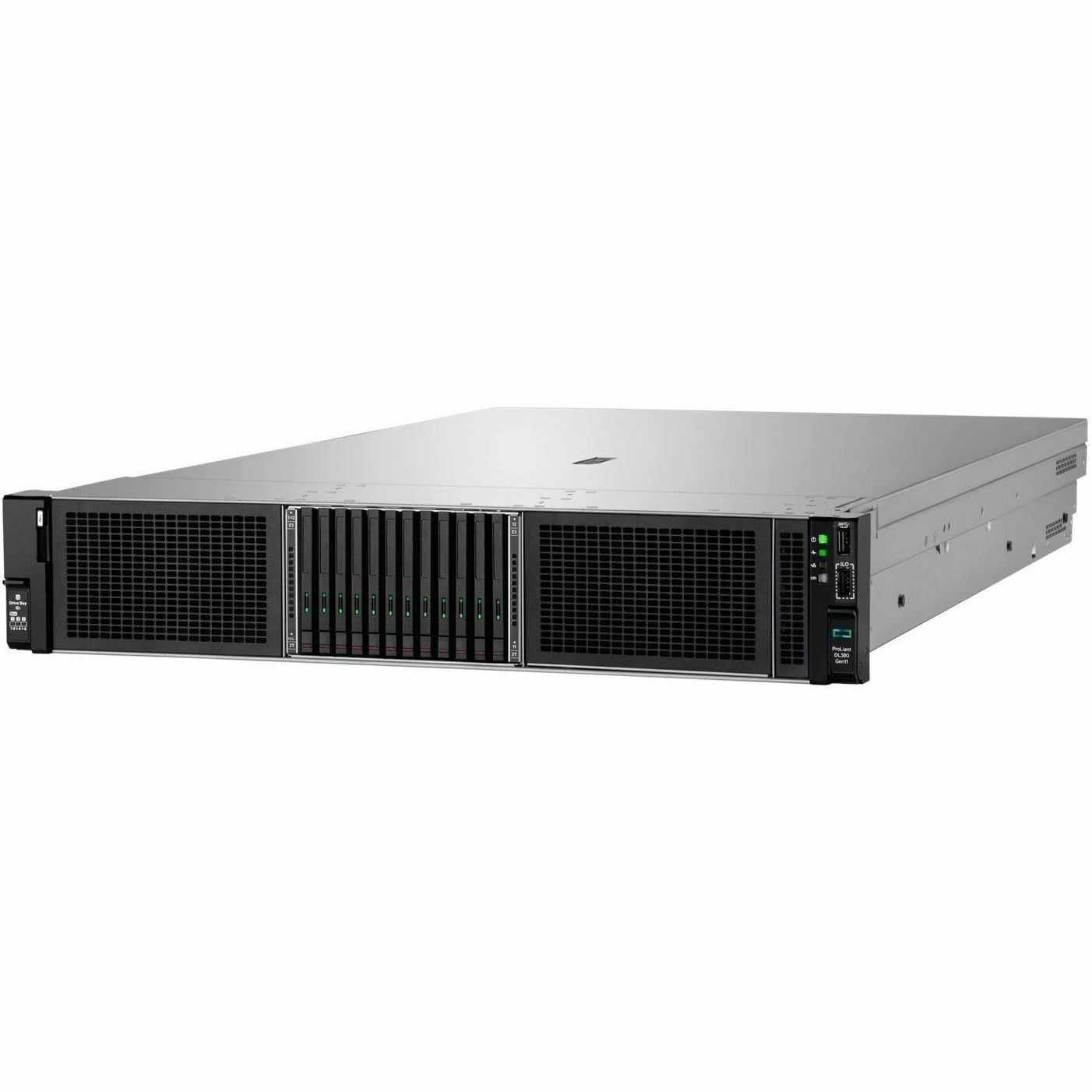 HPE ProLiant DL380 G11 2U Rack Server - 1 x Intel Xeon Silver 4510 2.40 GHz - 64 GB RAM - 7.68 TB SSD - (1 x 7.68TB) SSD Configuration - Serial ATA Controller