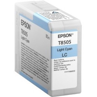 Epson UltraChrome HD T8505 Original Inkjet Ink Cartridge - Light Cyan - 1 / Pack
