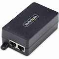 StarTech.com 1-Port Gigabit PoE+ Injector, 10M/100M/1G Ethernet, PoE/PoE+ (802.3af/802.3at), 30W Power Budget, Wall Mountable, Unmanaged