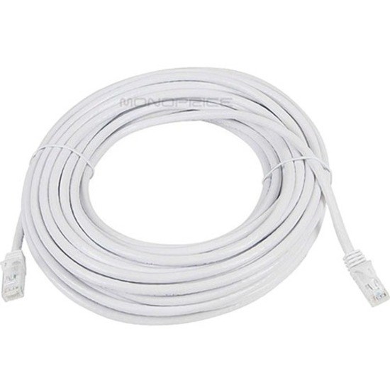 Cat6 50ft White Patch Cable, UTP, 24AWG, 550MHz