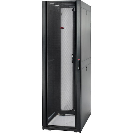 APC by Schneider Electric NetShelter SX 48U Floor Standing Rack Cabinet for Server, Storage - 482.60 mm Rack Width - Black - TAA Compliant