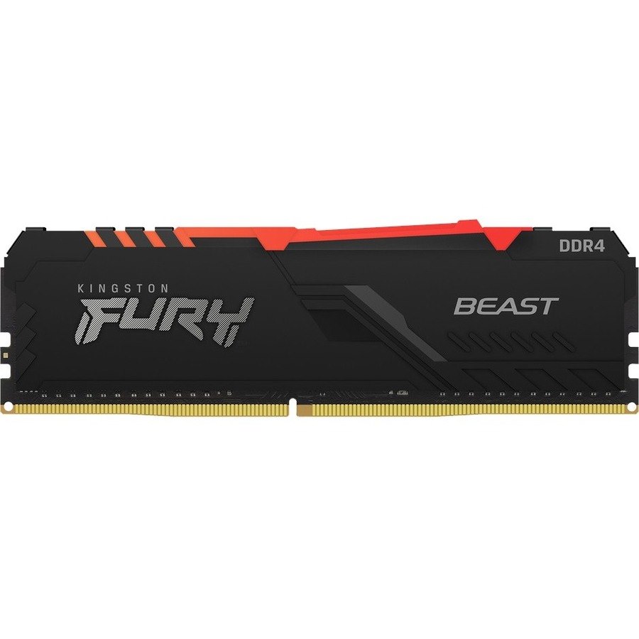 Kingston FURY Beast RAM Module - 32 GB (2 x 16GB) - DDR4-3600/PC4-28800 DDR4 SDRAM - 3600 MHz Single-rank Memory - CL18 - 1.35 V