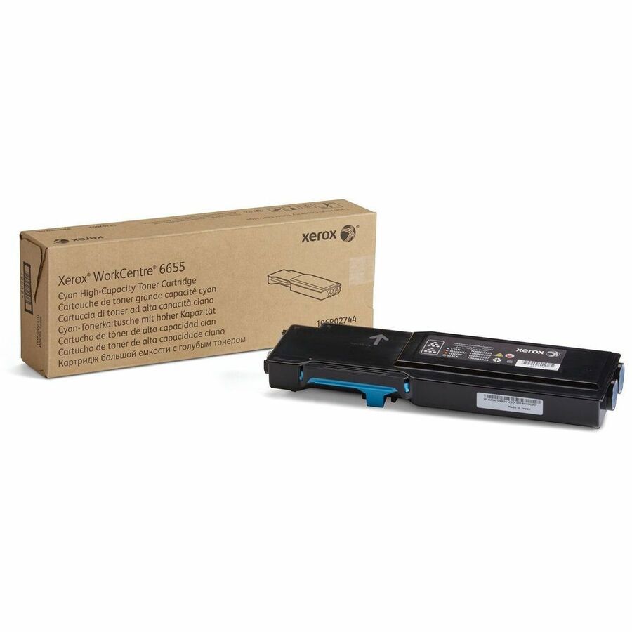 Xerox Origineel Standaard Rendement Laser Tonercartridge - Cyaan Verpakking