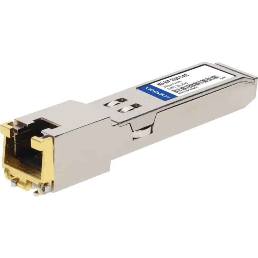 AddOn Cisco Meraki&reg; MA-SFP-10GB-T Compatible TAA 100/1000/10000Base-TX SFP+ Transceiver (Copper, 30m, RJ-45)