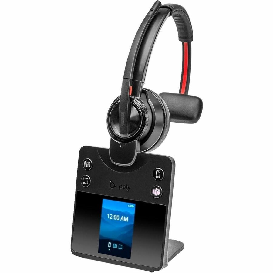 Poly Savi 8400 Office 8410 Wireless Over-the-head, On-ear Mono Headset - Black