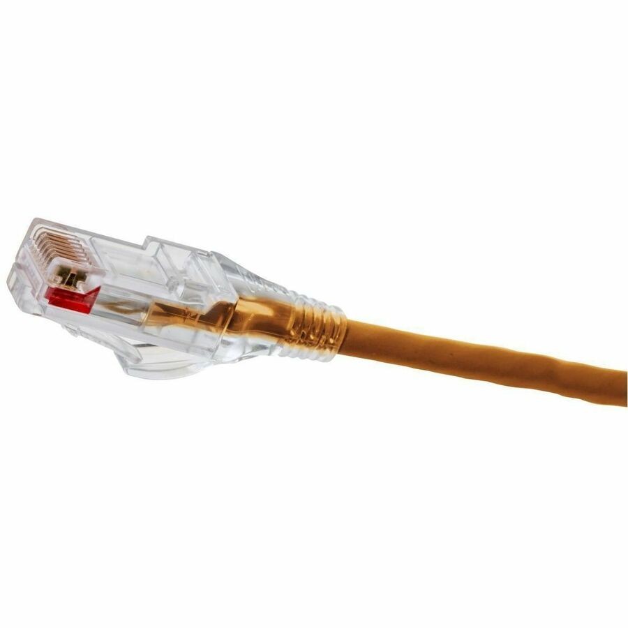 Hubbell Premise Wiring Patch Cord, NEXTSPEED, Category 6, Low Diameter 28 AWG, Orange, 25 Foot