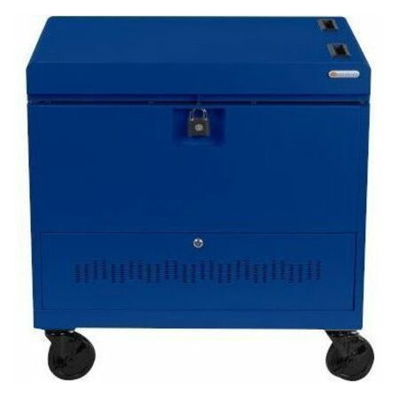 Bretford CUBE Toploader Cart with Caddies 30 Bay Charging Cart