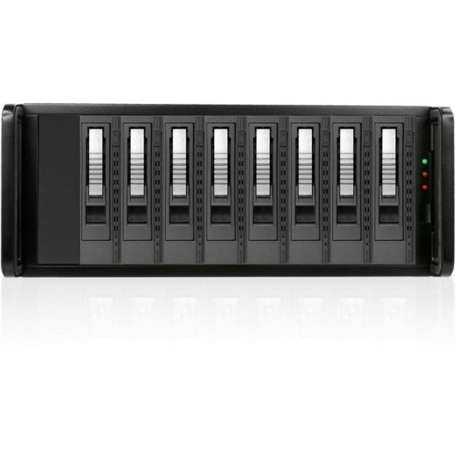 RAIDage JAGE480HDSL-M1 Drive Enclosure SAS-2, SATA/600 - Mini-SAS HD Host Interface - 4U Rack-mountable - Black, Silver