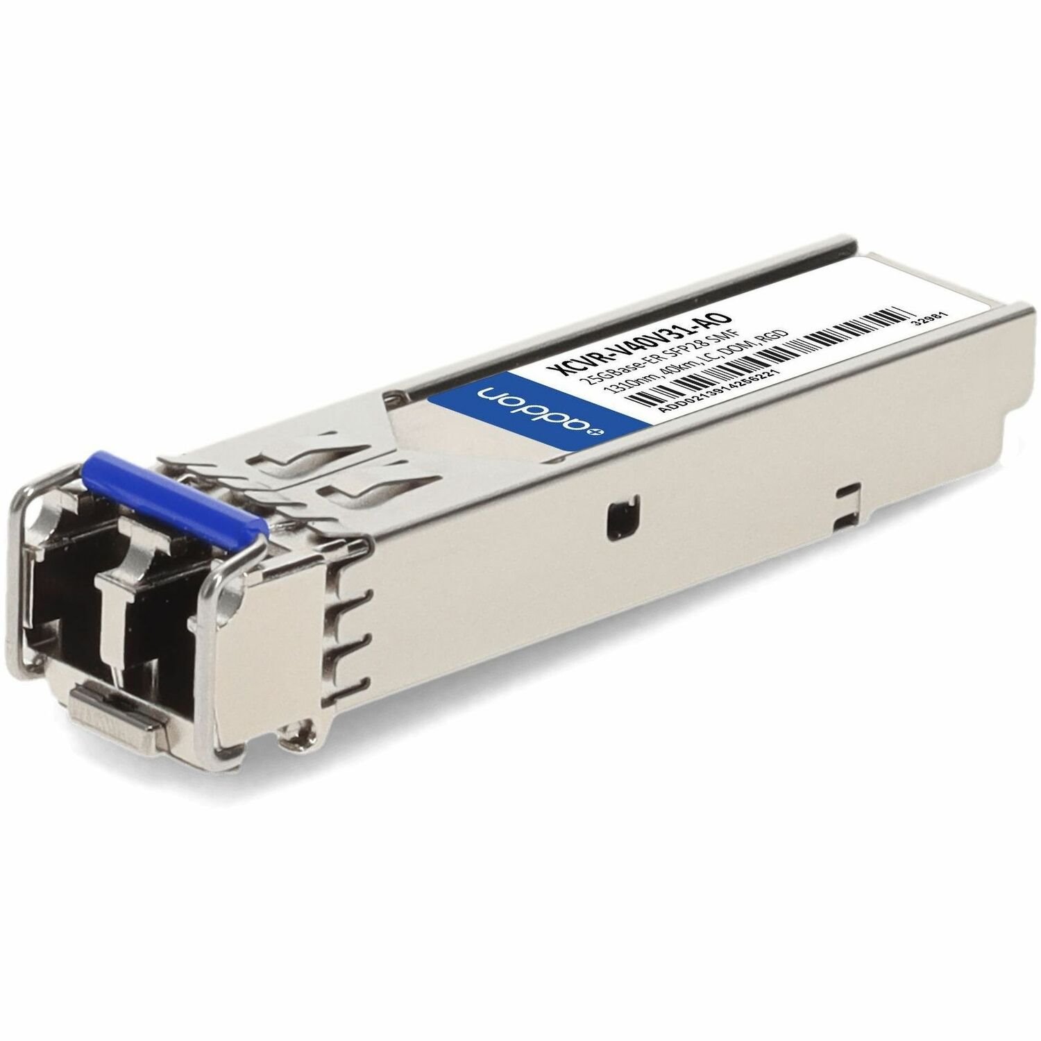AddOn Ciena&reg; XCVR-V40V31 Compatible TAA 25GBase-ER SFP28 Transceiver (SMF, 1310nm, 40km, LC, DOM, -40 to 85C)