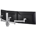 Atdec Mounting Arm for Monitor, Display, Flat Panel Display, Curved Screen Display - Silver - Landscape