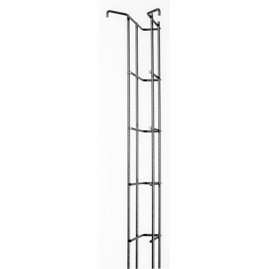 Hubbell Premise Wiring Cable Management, Vertical Mount RearCage, 4" Wide X 7" Deep