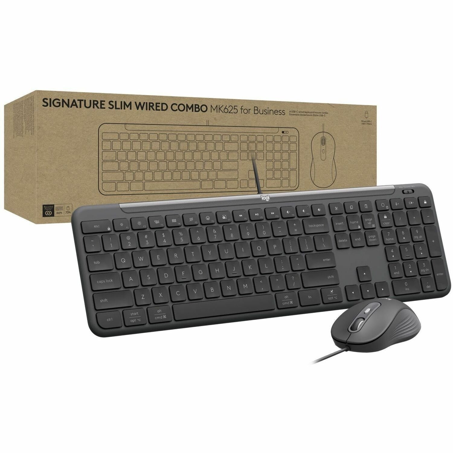 Logitech Sig Slim Wired MK625 Combo