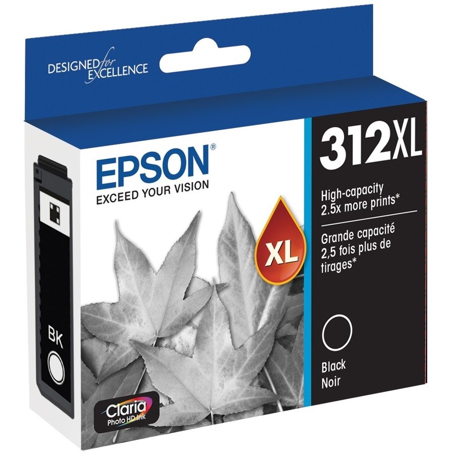 Epson Claria Photo HD T312XL Original Inkjet Ink Cartridge - Black - 1 Pack