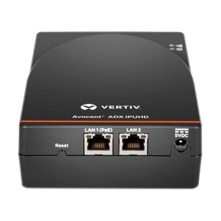 Vertiv Avocent IPUHD 4K IP KVM Device | IT Management | Remote KVM Access | KVM over IP| 4K | Native USB-C | HDMI, DP, MiniDP Adapters | 2-Year Factory Warranty - Optional Extended Warranty Available (ADX-IPUHD-400)