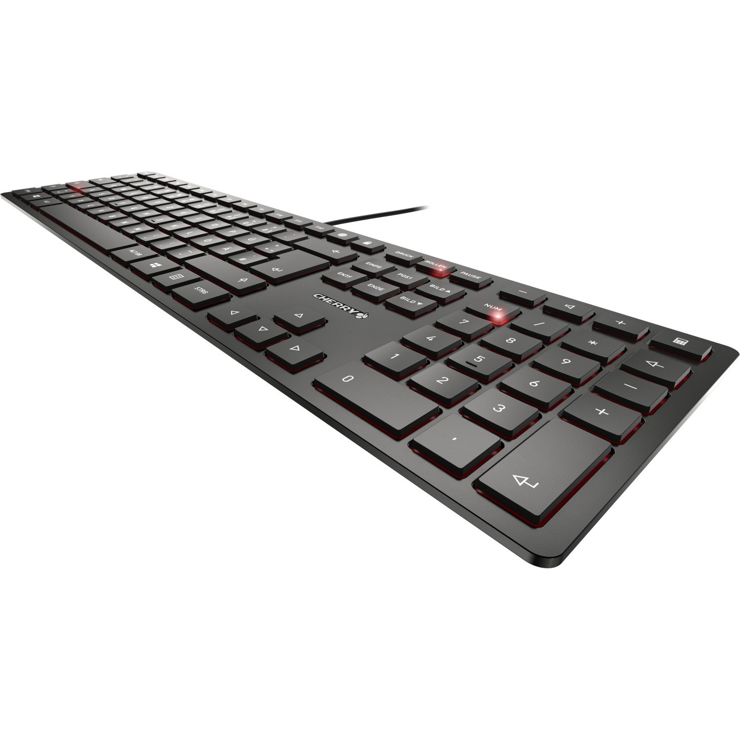 CHERRY KC 6000 SLIM Black Wired Keyboard