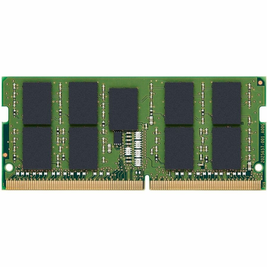 Kingston RAM Module for Notebook - 16 GB - DDR4-3200/PC4-25600 DDR4 SDRAM - 3200 MHz Dual-rank Memory - CL22 - 1.20 V