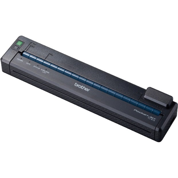 Brother PocketJet PJ673-K Direct Thermal Printer - Monochrome - Portable - Plain Paper Print - USB - Wireless LAN