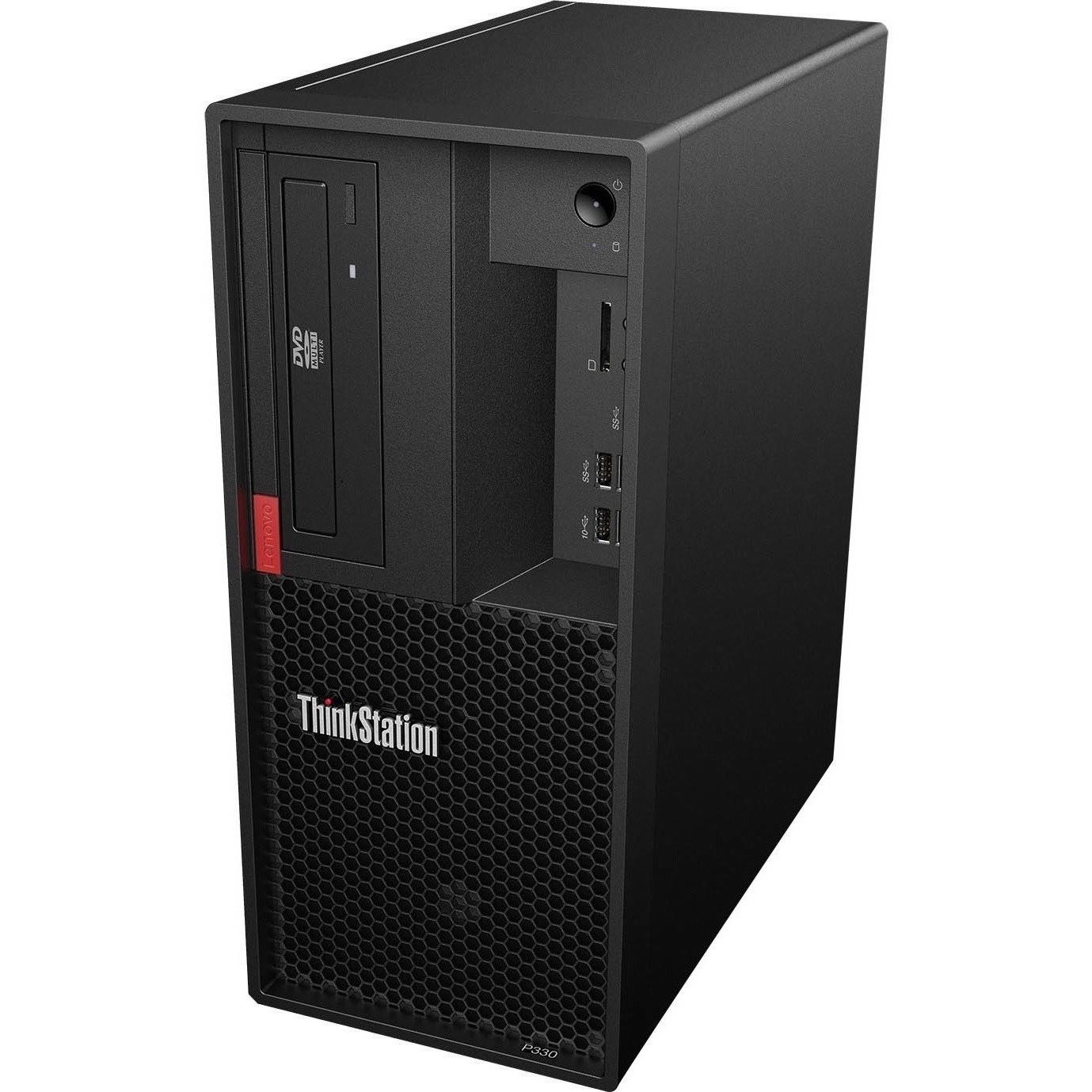 Lenovo ThinkStation P330 30CYS02F00 Workstation - 1 Core i7 9th Gen i7-9700 - 16 GB - 256 GB SSD - Tower